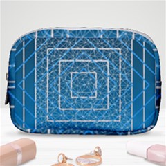 Network Social Abstract Make Up Pouch (Small)