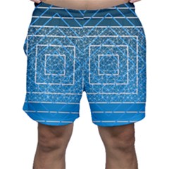 Network Social Abstract Men s Shorts