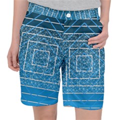 Network Social Abstract Pocket Shorts