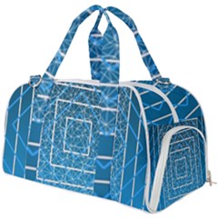 Network Social Abstract Burner Gym Duffel Bag