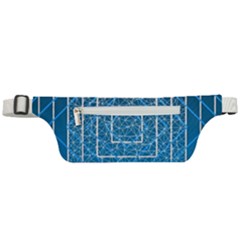 Network Social Abstract Active Waist Bag