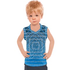 Network Social Abstract Kids  Sport Tank Top