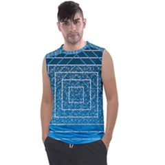 Network Social Abstract Men s Regular Tank Top