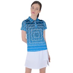 Network Social Abstract Women s Polo Tee