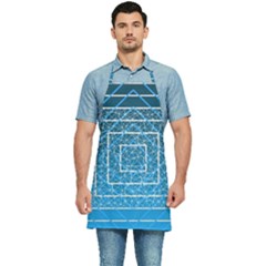 Network Social Abstract Kitchen Apron