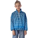 Network Social Abstract Kids  Half Zip Hoodie View1