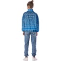 Network Social Abstract Kids  Half Zip Hoodie View2