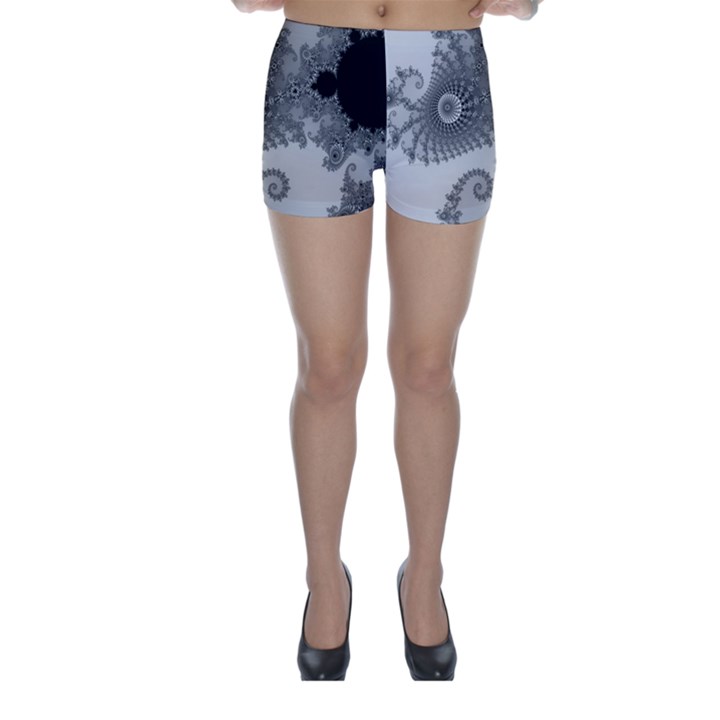 Apple Males Almond Bread Abstract Skinny Shorts