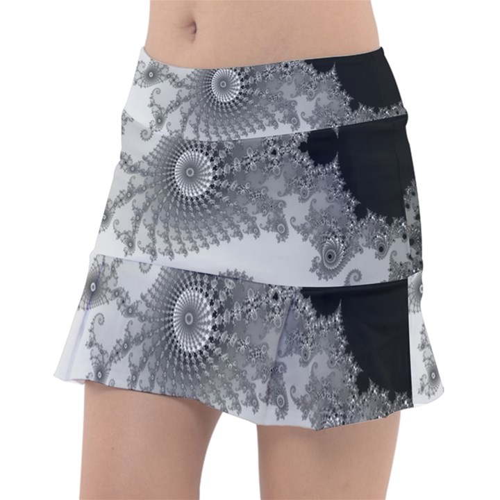 Apple Males Almond Bread Abstract Classic Tennis Skirt