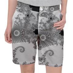 Apple Males Almond Bread Abstract Pocket Shorts by Ravend