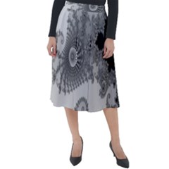 Apple Males Almond Bread Abstract Classic Velour Midi Skirt  by Ravend