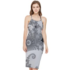 Apple Males Almond Bread Abstract Bodycon Cross Back Summer Dress by Ravend