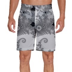 Apple Males Almond Bread Abstract Men s Beach Shorts by Ravend