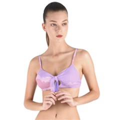 Sky Nature Sunset Clouds Space Fantasy Sunrise Tie Up Cut Bikini Top by Ravend