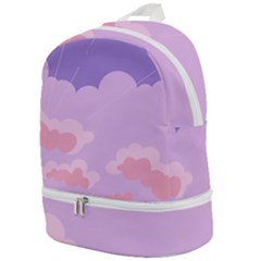 Sky Nature Sunset Clouds Space Fantasy Sunrise Zip Bottom Backpack