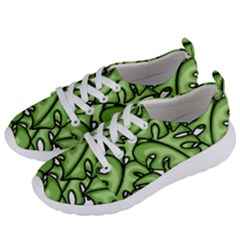 Leaves Nature Monstera Seamless Pattern Repeating Women s Lightweight Sports Shoes by Ravend