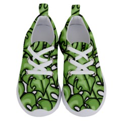 Leaves Nature Monstera Seamless Pattern Repeating Running Shoes by Ravend