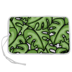 Leaves Nature Monstera Seamless Pattern Repeating Pen Storage Case (l) by Ravend