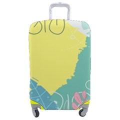 Plants Leaves Border Frame Wallpaper Background Luggage Cover (medium) by Ravend