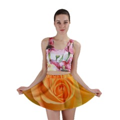 Flower Plant Rose Nature Garden Orange Macro Mini Skirt by Ravend