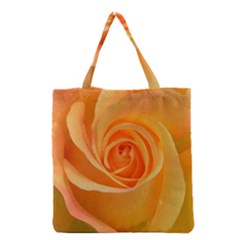 Flower Plant Rose Nature Garden Orange Macro Grocery Tote Bag by Ravend