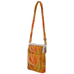 Flower Plant Rose Nature Garden Orange Macro Multi Function Travel Bag by Ravend