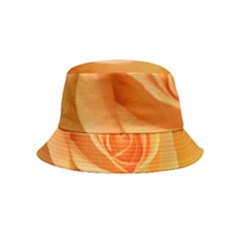 Flower Plant Rose Nature Garden Orange Macro Inside Out Bucket Hat (kids) by Ravend