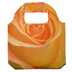 Flower Plant Rose Nature Garden Orange Macro Premium Foldable Grocery Recycle Bag by Ravend