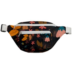 Flowers Leaves Background Floral Plants Foliage Fanny Pack by Ravend