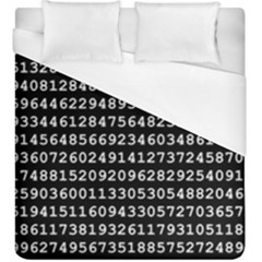 Pi Circle Diameter Circumference Ratio Radius Duvet Cover (king Size) by Ravend