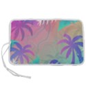 Palm Trees Leaves Plants Tropical Wreath Pen Storage Case (S) View1