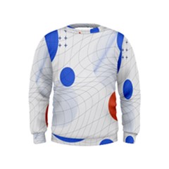 Computer Network Technology Digital Science Fiction Kids  Sweatshirt by Ravend