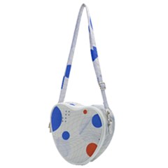 Computer Network Technology Digital Science Fiction Heart Shoulder Bag by Ravend