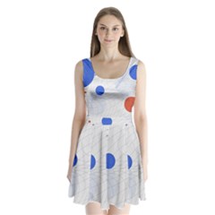 Computer Network Technology Digital Science Fiction Split Back Mini Dress  by Ravend