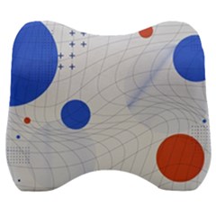 Computer Network Technology Digital Science Fiction Velour Head Support Cushion by Ravend