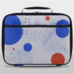 Computer Network Technology Digital Science Fiction Full Print Lunch Bag by Ravend