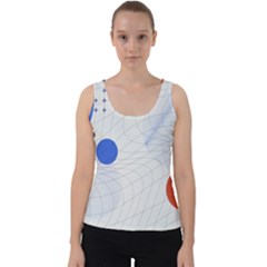 Computer Network Technology Digital Science Fiction Velvet Tank Top by Ravend