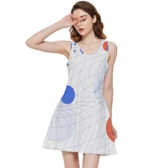 Computer Network Technology Digital Science Fiction Inside Out Racerback Dress by Ravend