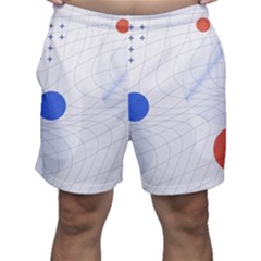 Computer Network Technology Digital Science Fiction Men s Shorts by Ravend