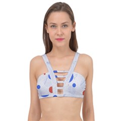 Computer Network Technology Digital Science Fiction Cage Up Bikini Top by Ravend