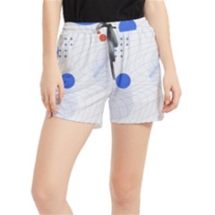 Computer Network Technology Digital Science Fiction Women s Runner Shorts by Ravend