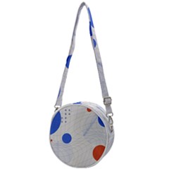 Computer Network Technology Digital Science Fiction Crossbody Circle Bag by Ravend