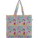 Leaves Colorful Leaves Seamless Design Leaf Canvas Travel Bag View1