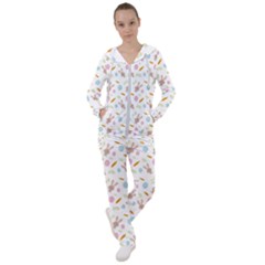 Easter Bunny Pattern Hare Easter Bunny Easter Egg Women s Tracksuit by Ravend