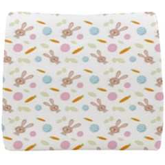 Easter Bunny Pattern Hare Easter Bunny Easter Egg Seat Cushion by Ravend