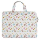 Easter Bunny Pattern Hare Easter Bunny Easter Egg MacBook Pro 13  Double Pocket Laptop Bag View1