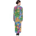 Flower Spring Background Blossom Bloom Nature Turtleneck Maxi Dress View2