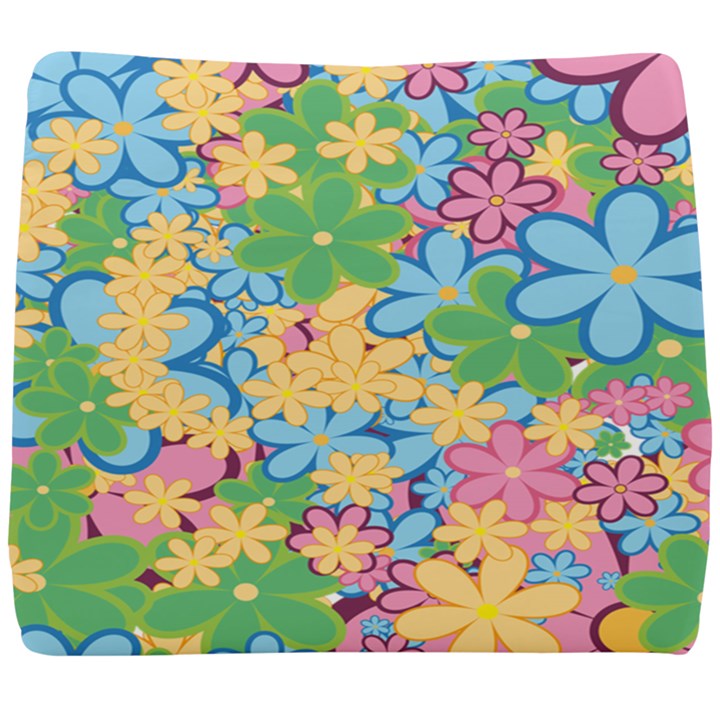 Flower Spring Background Blossom Bloom Nature Seat Cushion