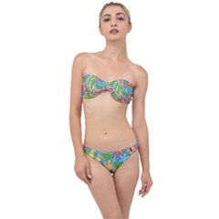 Flower Spring Background Blossom Bloom Nature Classic Bandeau Bikini Set by Ravend