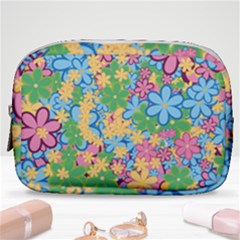 Flower Spring Background Blossom Bloom Nature Make Up Pouch (small) by Ravend